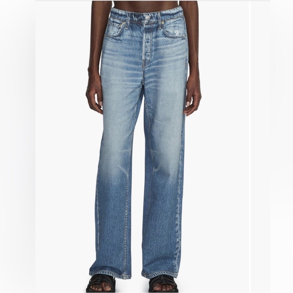rag & bone Miramar Terry Wide Leg Jeans